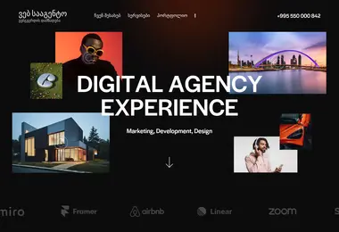 Screenshot of webagency.ge
