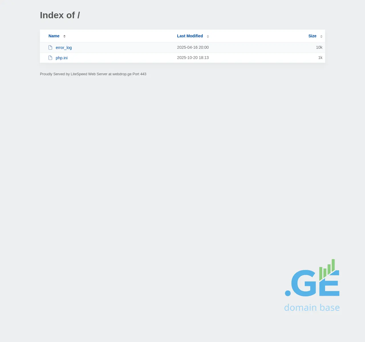 Screenshot of the site webdrop.ge