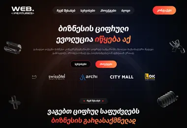 Screenshot of webfeatures.ge