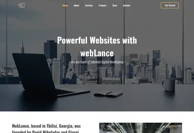 weblance.ge-ის ეკრანის სურათი