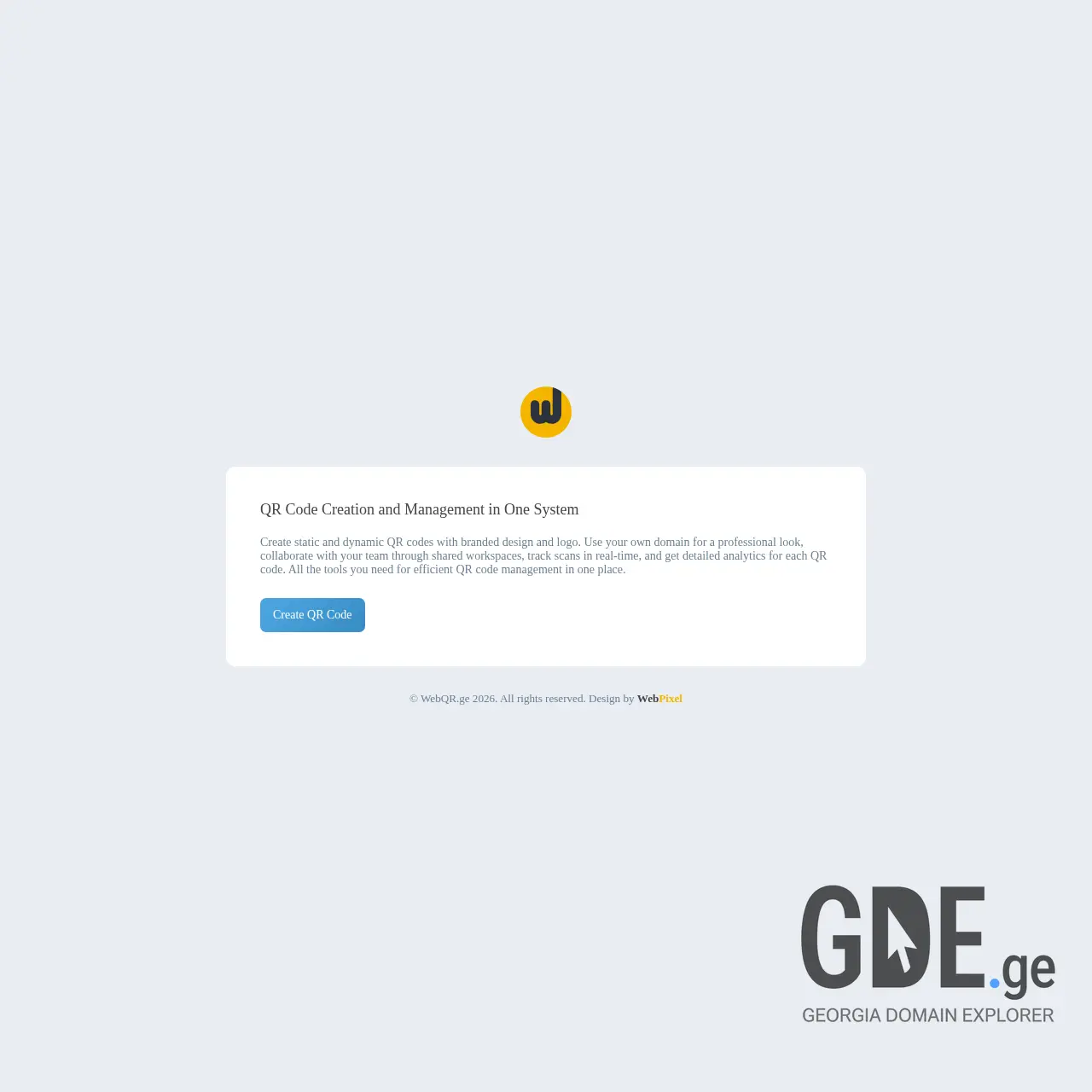 Screenshot of the site weblink.ge at 2026-01-11