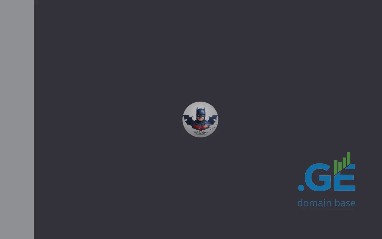 Screenshot of the site webman.ge
