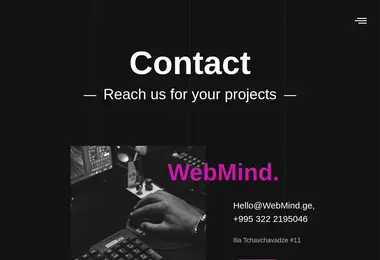 Screenshot of webmind.ge
