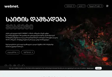 Скриншот webnet.ge