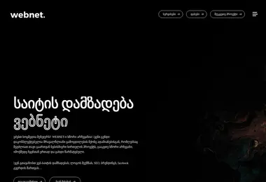Screenshot of webnet.ge