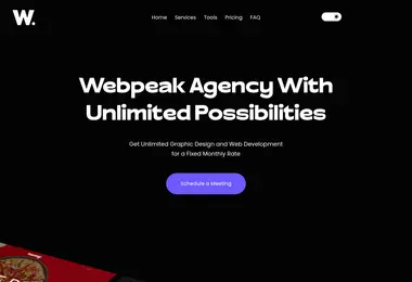 webpeak.ge-ის ეკრანის სურათი