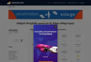 Screenshot of websolutions.ge