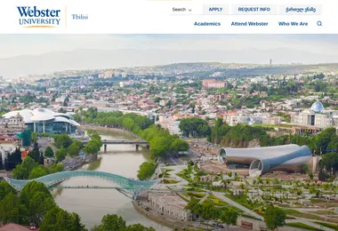 webster.edu.ge-ის ეკრანის სურათი
