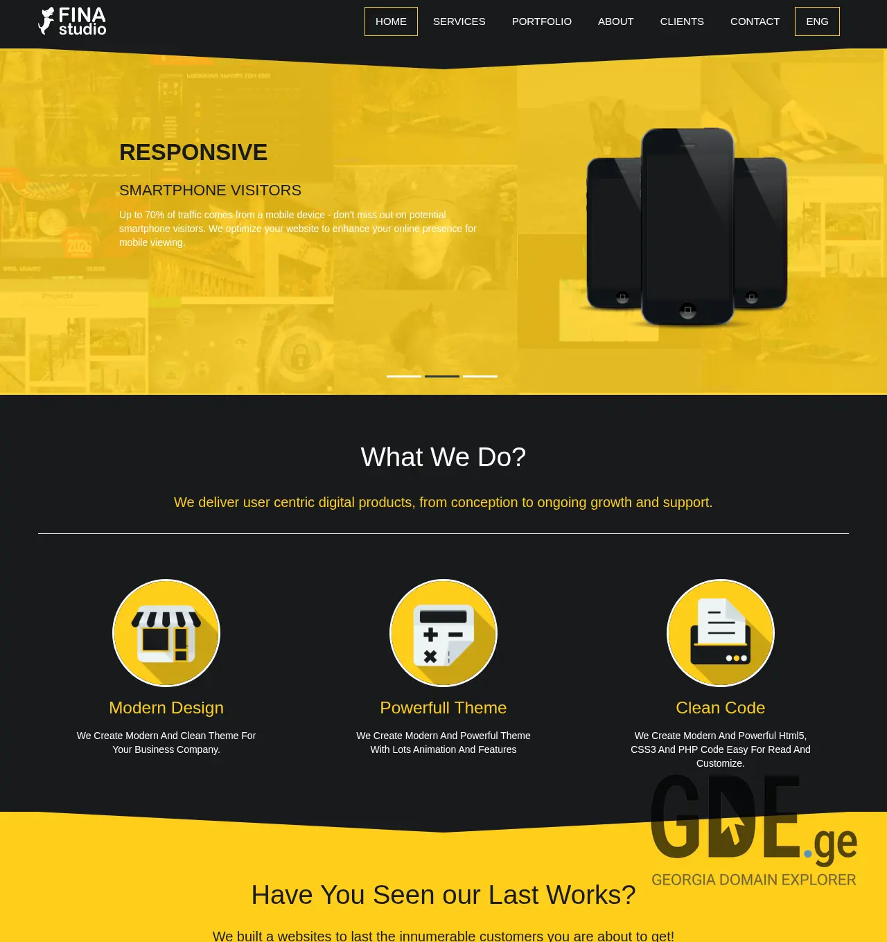 Screenshot of the site websupport.ge at 2025-12-03