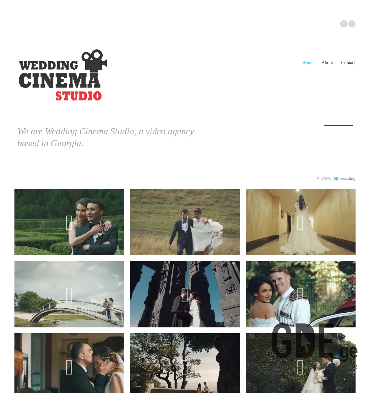 Screenshot of the site weddingcinema.ge at 2025-11-30