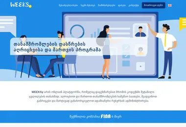 Скриншот weeksy.ge