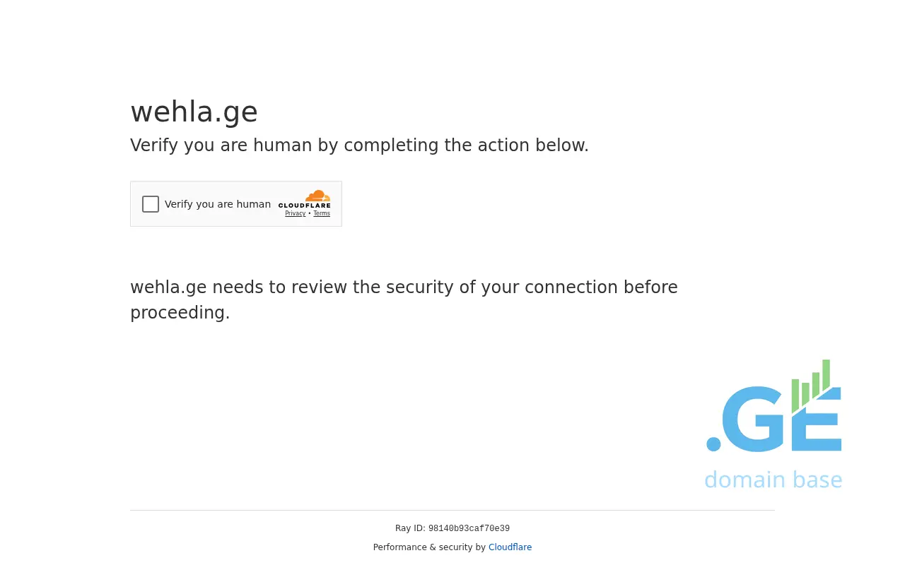 Screenshot of the site wehla.ge
