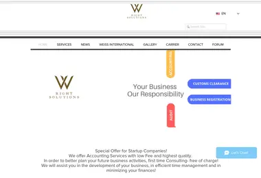 Screenshot of weiss.ge