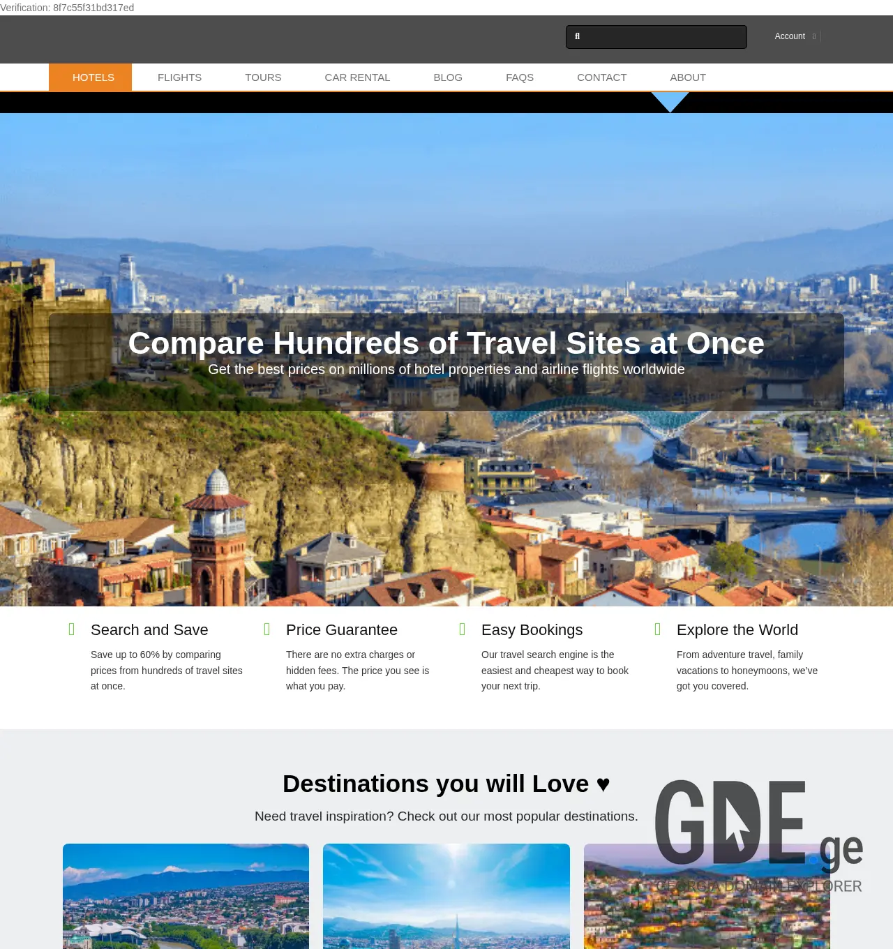 Screenshot of the site welcometogeorgia.ge at 2025-12-03