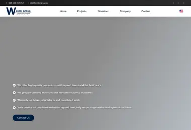 Screenshot of weldergroup.ge