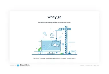 Screenshot of whey.ge