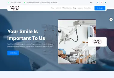 Screenshot of wiazowskident.ge
