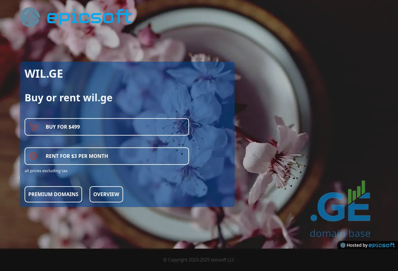Screenshot of the site wil.ge at 2025-09-20