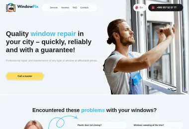 Screenshot of windowfix.ge