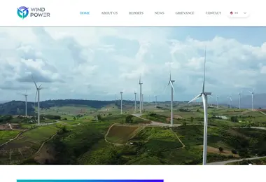 Screenshot of windpower.ge
