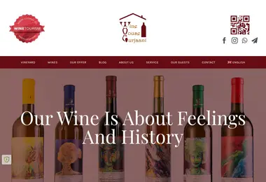 Скриншот winehousegurjaani.ge
