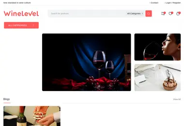 Screenshot of winelevel.ge