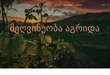 Скриншот wineryagrida.ge