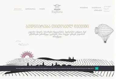 Скриншот wineryeuphoria.ge