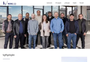 Screenshot of wingco.ge