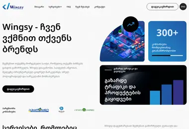 Screenshot of wingsy.ge