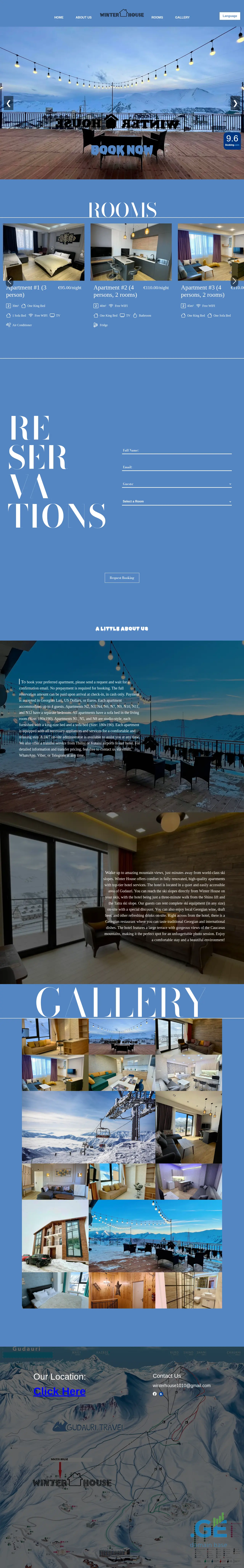 Screenshot of the site winterhouse.ge