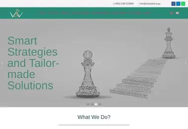 Screenshot of wiseadvice.ge