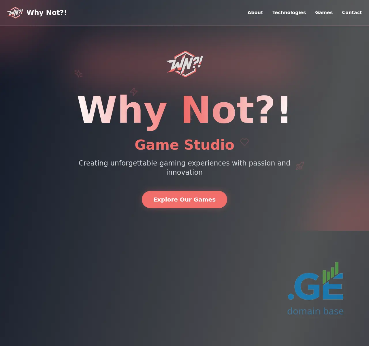 Screenshot of the site wn.ge at 2025-11-13