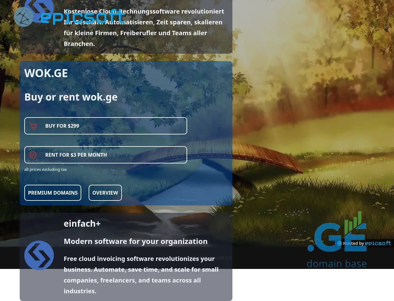 Screenshot of the site wok.ge