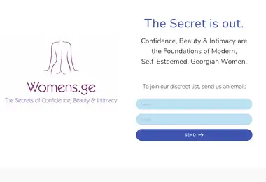 womens.ge-ის ეკრანის სურათი