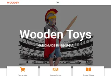 Screenshot of woodsy.ge