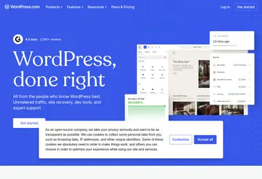 Screenshot of wordpress.ge