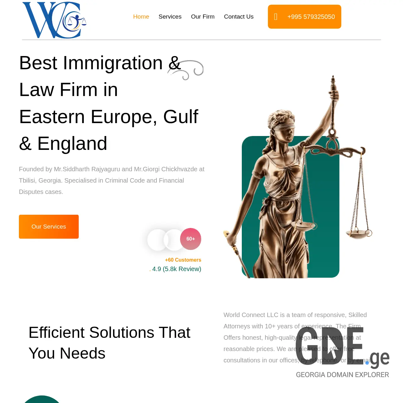 Screenshot of the site worldconnect.ge at 2025-12-12