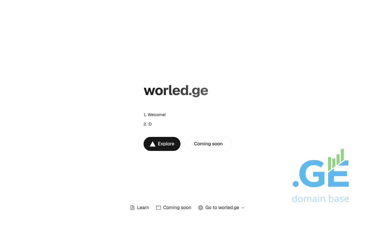 Screenshot of the site worled.ge