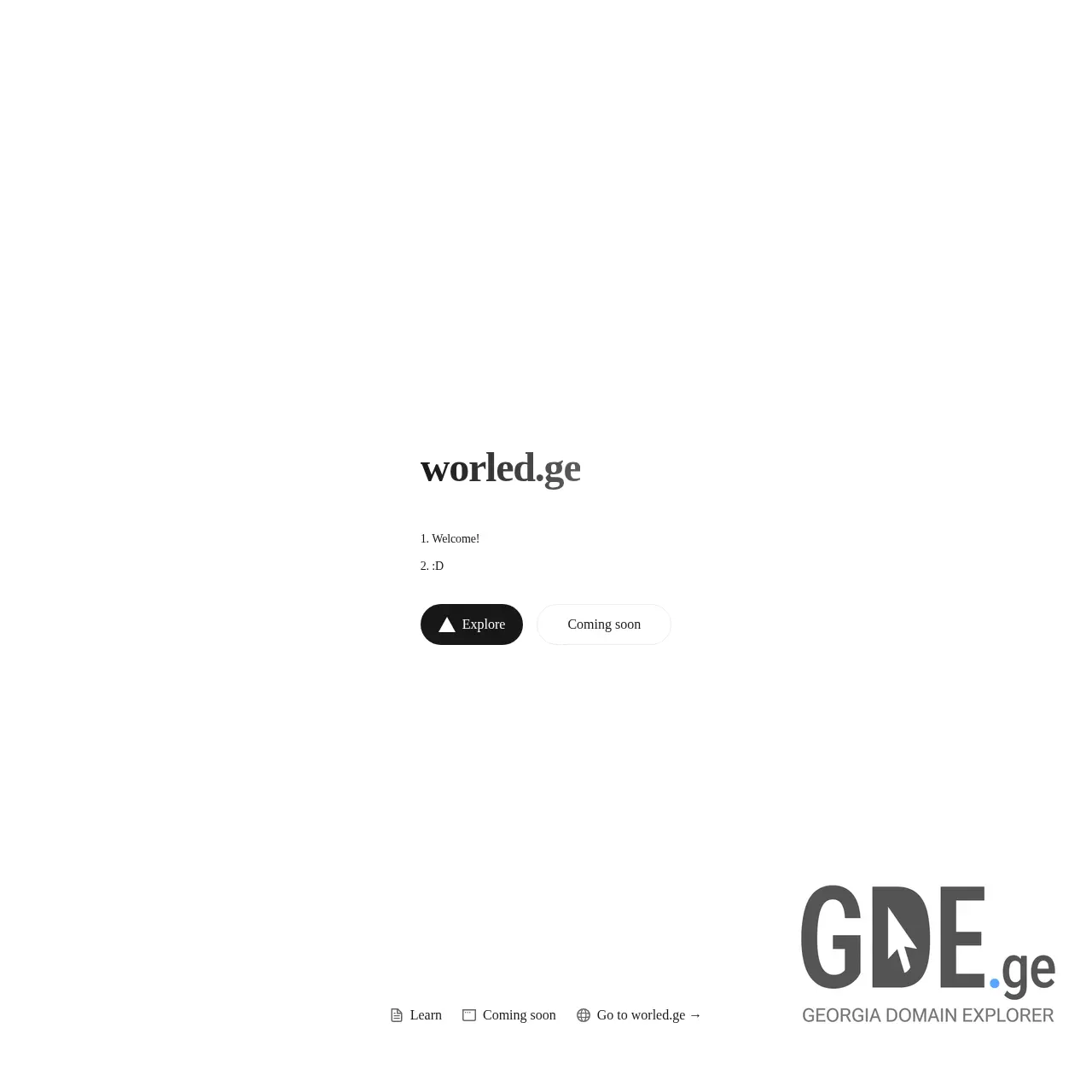 Screenshot of the site worled.ge at 2025-12-12