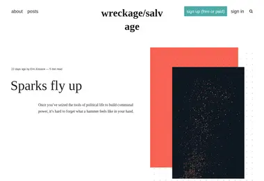 Screenshot of wrecka.ge