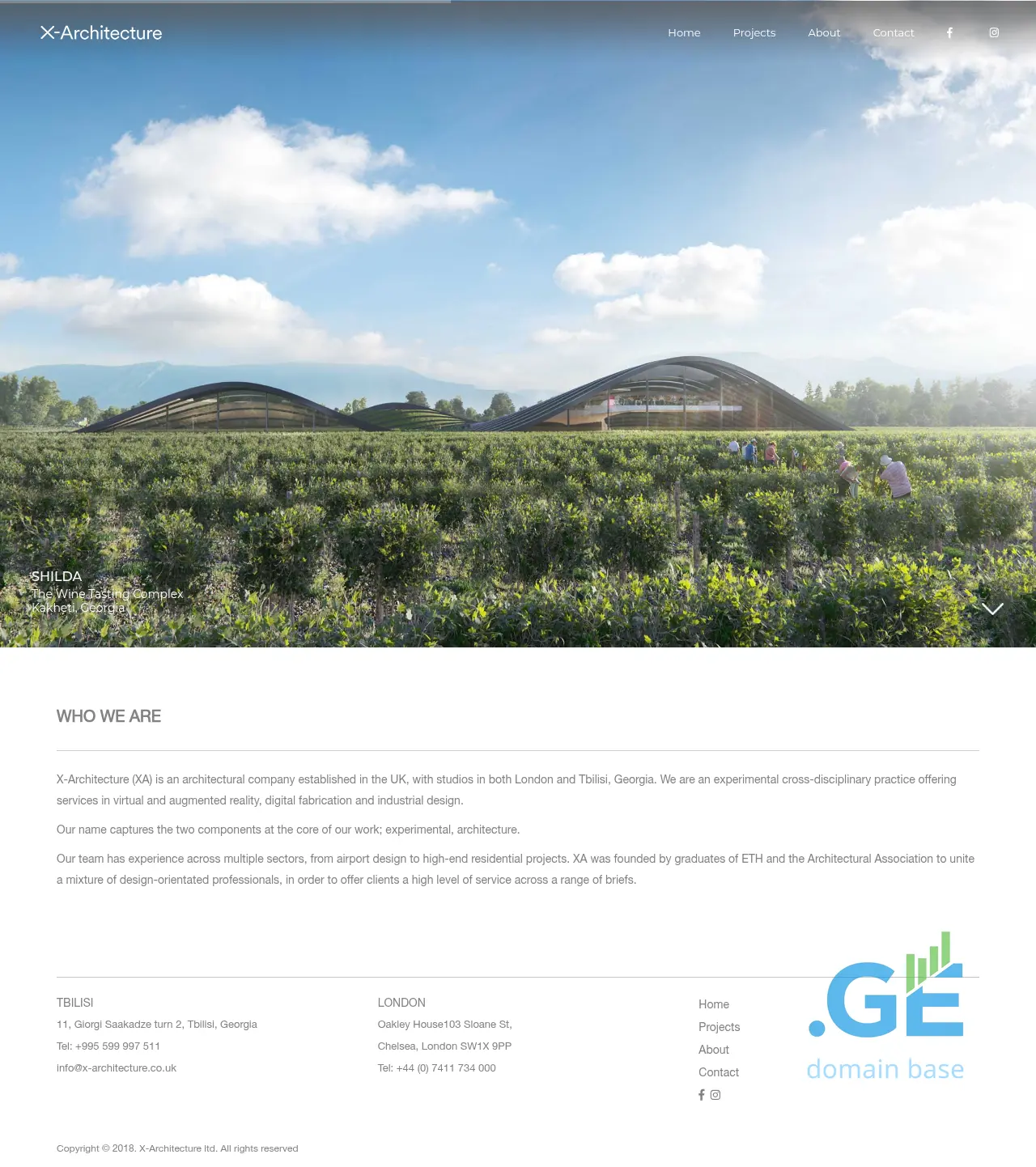 Screenshot of the site x-a.ge at 2025-10-14