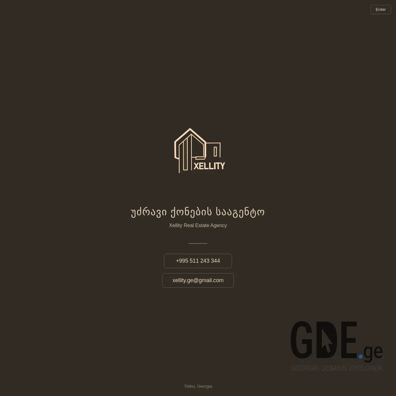 Screenshot of the site xellity.ge at 2026-01-08