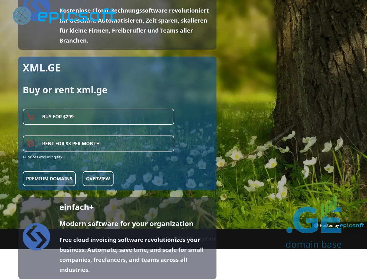 Screenshot of the site xml.ge