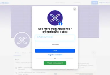 Screenshot of xperience.ge