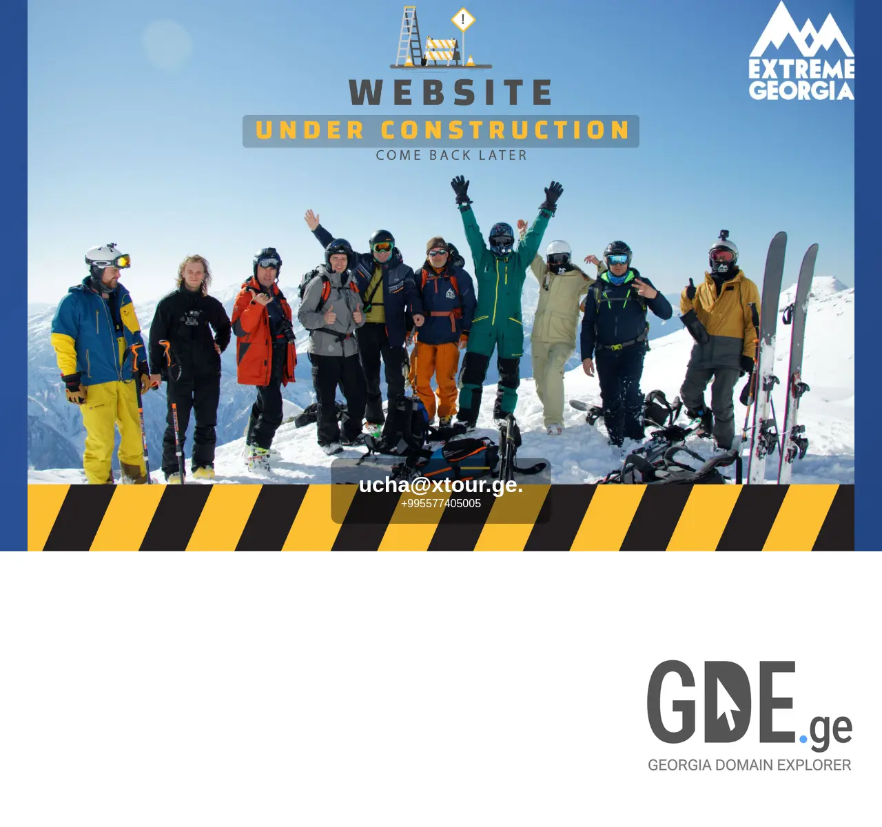 Screenshot of the site xtour.ge at 2025-11-26