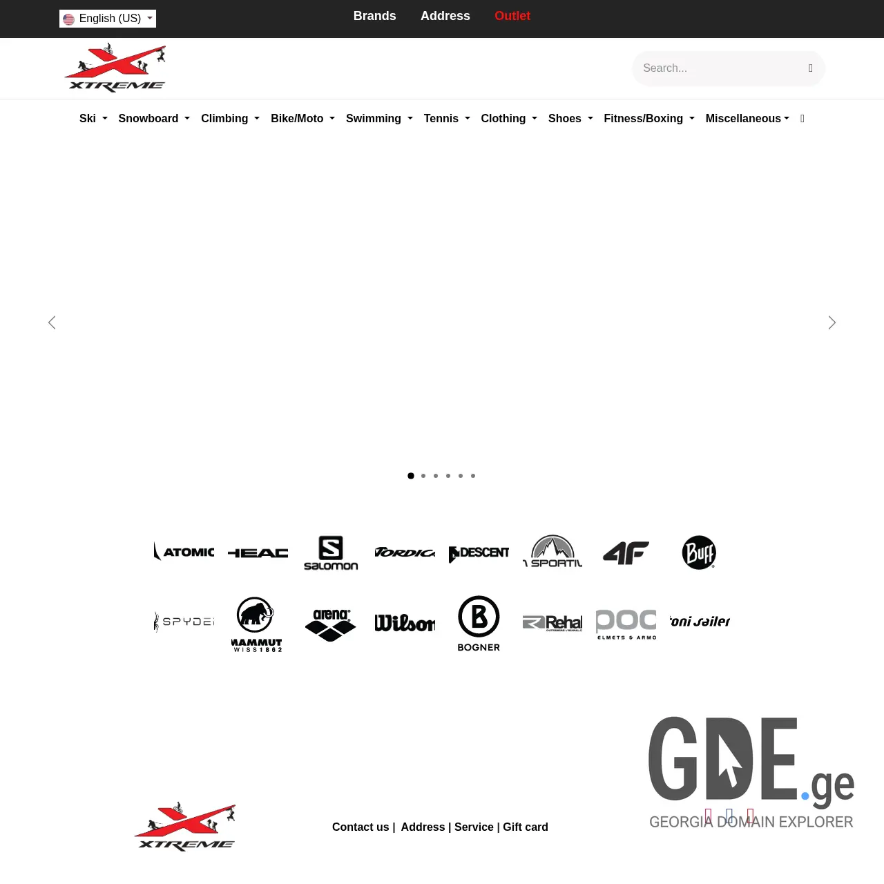 Screenshot of the site xtreme.ge at 2025-12-18