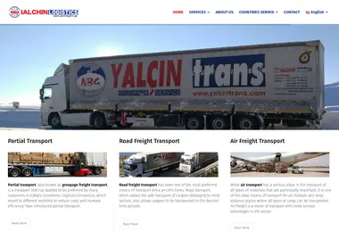 Скриншот yalcinlogistic.ge