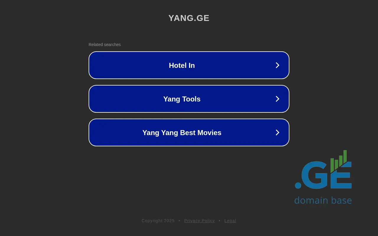 Screenshot of the site yang.ge