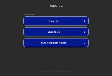 Screenshot of yang.ge
